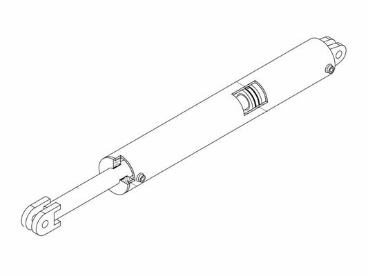 Hydraulikzylinder Doppeltwirkend 120 x 48 x 740 mm